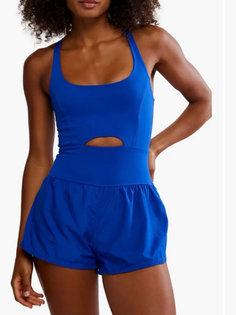 Free People Movement Blue Romper